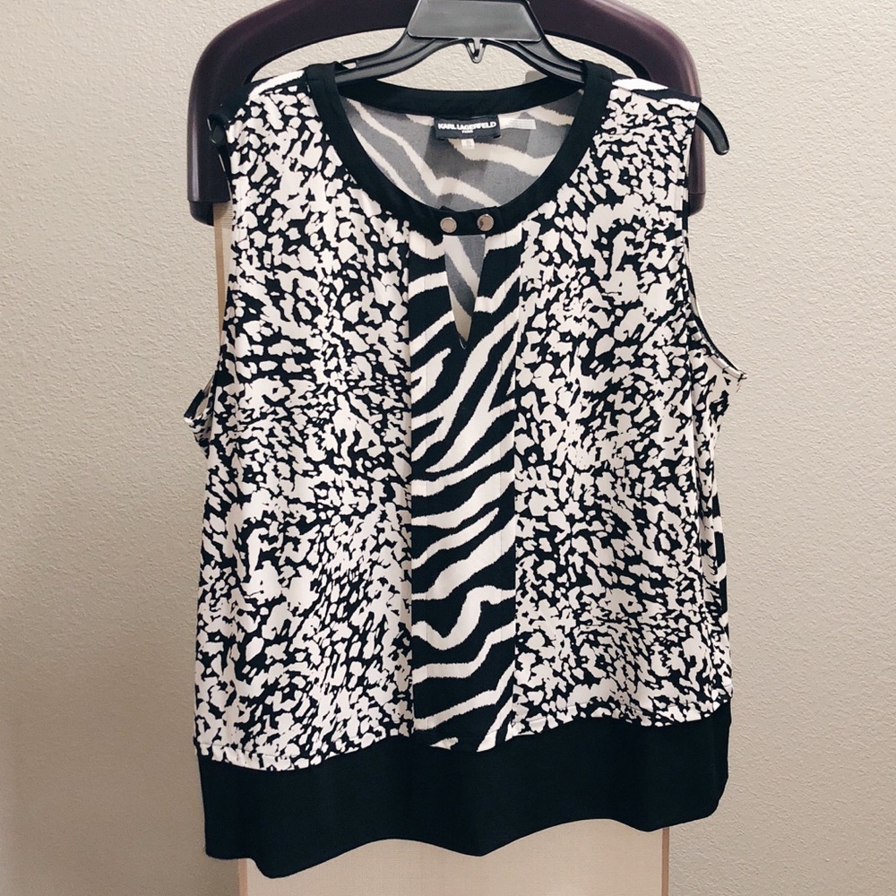 Karl Lagerfeld sweater tank